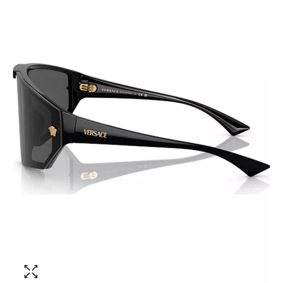 Unisex VE4461 Versace Black Sunglasses come with a case and cleaning cloth - Picture 6 of 14